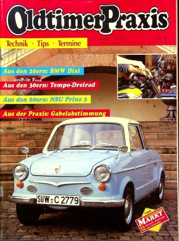 Deckblatt Oldtimer Praxis (01/1992)